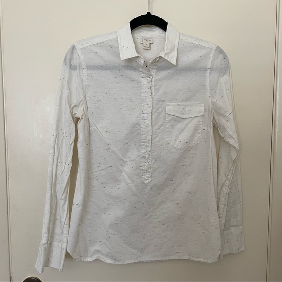 J.crew Factory multicolor halfway button down long sleeve - Picture 2 of 7